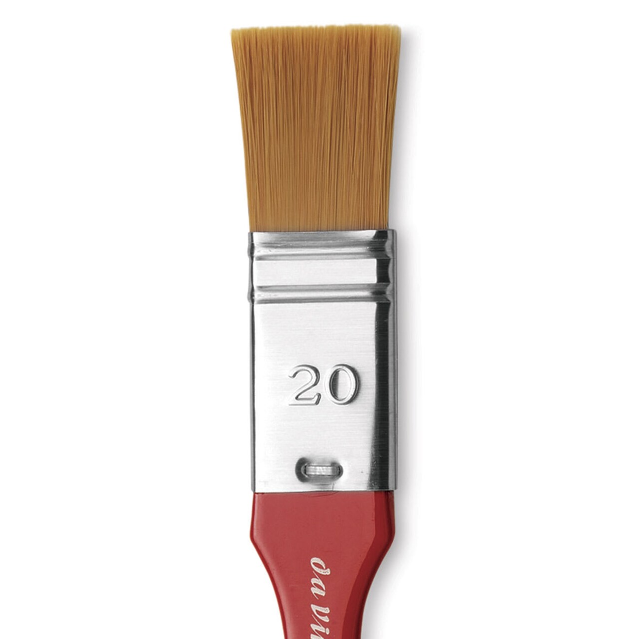 Da Vinci Cosmotop Spin Brush - Flat Wash, Short Handle, Size 20